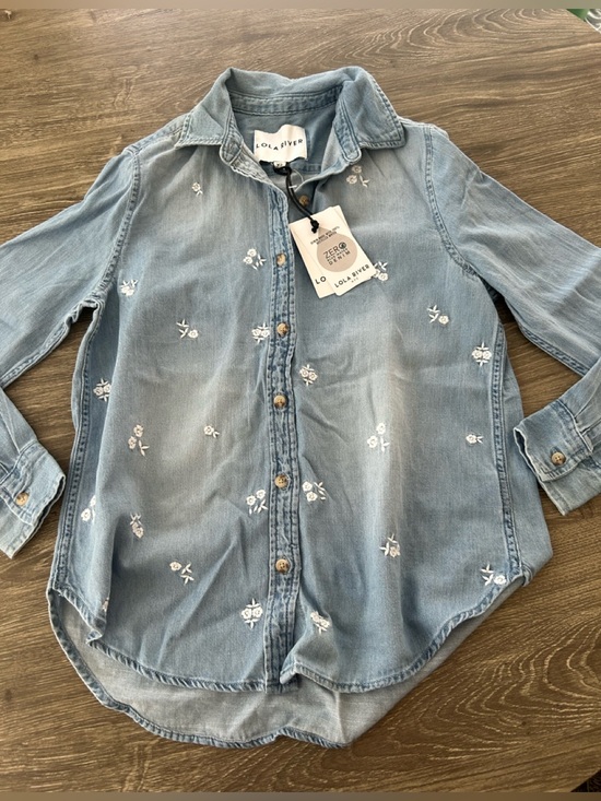 Lola River Tops - LOLA RIVER Denim Top. Size XS